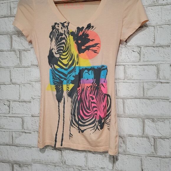 NOLLIE zebra colorful graphic tee - Picture 2 of 11